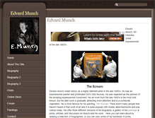 Tablet Screenshot of edvardmunch.info