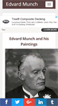 Mobile Screenshot of edvardmunch.org